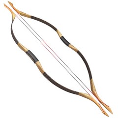 25-55lbs Traditional Recurve Bow Mongolian Archery Longbow Hunting Target RH LH