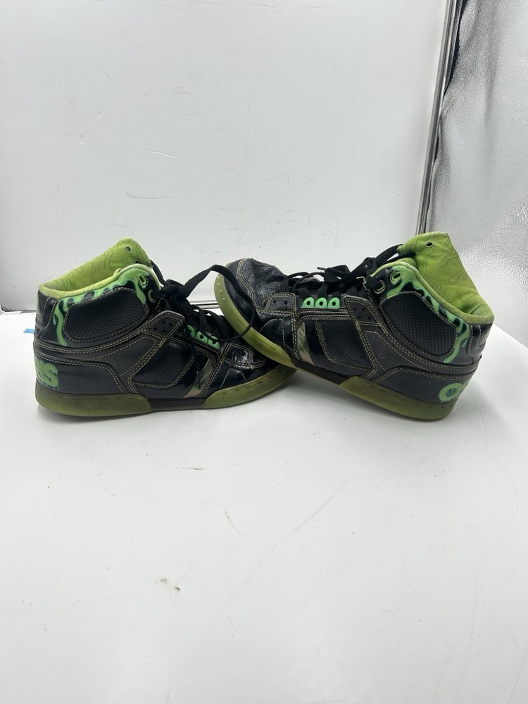 RARE Osiris NYC 83 High-Top Skateboarding Shoes Green Slime Men’s Sz 11 *SEE PIC