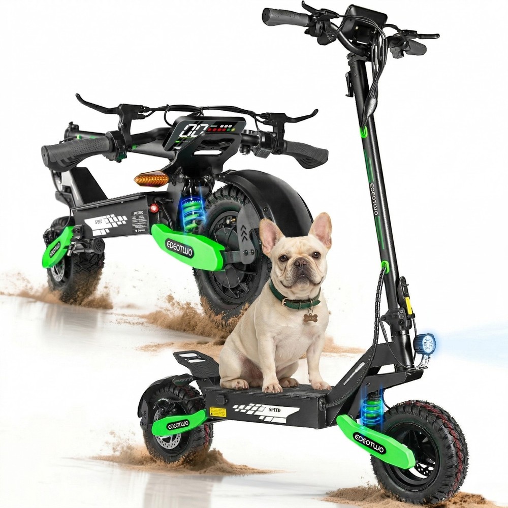 EOEOTWO Off-road Electric Scooter for Adult 48V13AH 30MPH 11»Commuter E-Scooter