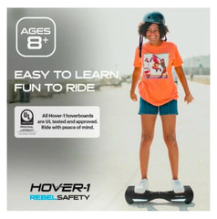 Hover-1 Rebel Kids With LED Headlight, 6 MPH Max Speed – Tie Dye