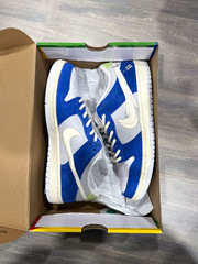 Nike SB Dunk Low Pro QS Skate Shoes Game Royal/Sail Grey Fog US 9.5 D