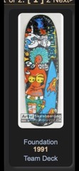 1995 NOS Vintage – Foundation Skateboard Deck – Steve Berra – Birdhouse Alien