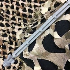 NEW Exalt Paintball Barrel Maid Swab Squeegee Folding – Solid Grey