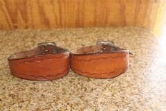 Tan Tooled Stirrup Hobbles