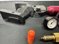 Hammerli Switzerland 480K .177 Match Air Pistol w Rare Fill Adapter 500 FPS