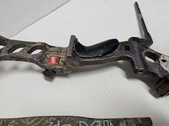 Spyder Compound Bow Riser With 2 Limbs Camo Hunting Parts Preowned Fair