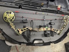 Bear Charge Left Hand Compound Bow With Case RTH