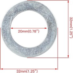 Durable Zinc-Coated Clutch Spacer Shim Set for Predator 212cc & 196cc Engines