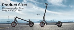 LADPED LP10 PRO Electric Scooter 500W 22MPH Folding Adult E Scooter APP