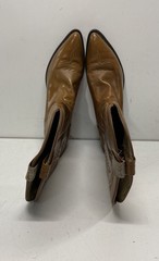 Tony Lama Tan Leather Western Cowboy Boots Style DVM2702 Men’s Size 9 D