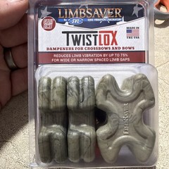 LimbSaver TwistLox Limb Dampeners 4 Pack Crossbow Compound Bow Camo MADE USA NEW