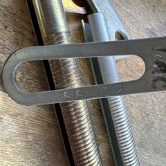 LOT OF 2 Vintage LOWE Ice Screws CLIMBING Mountaineering 9″ 6″ USA Aluminum