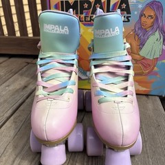 Impala Quad Roller Skates, Size – 8 – Pastel Fade -NEW IN BOX