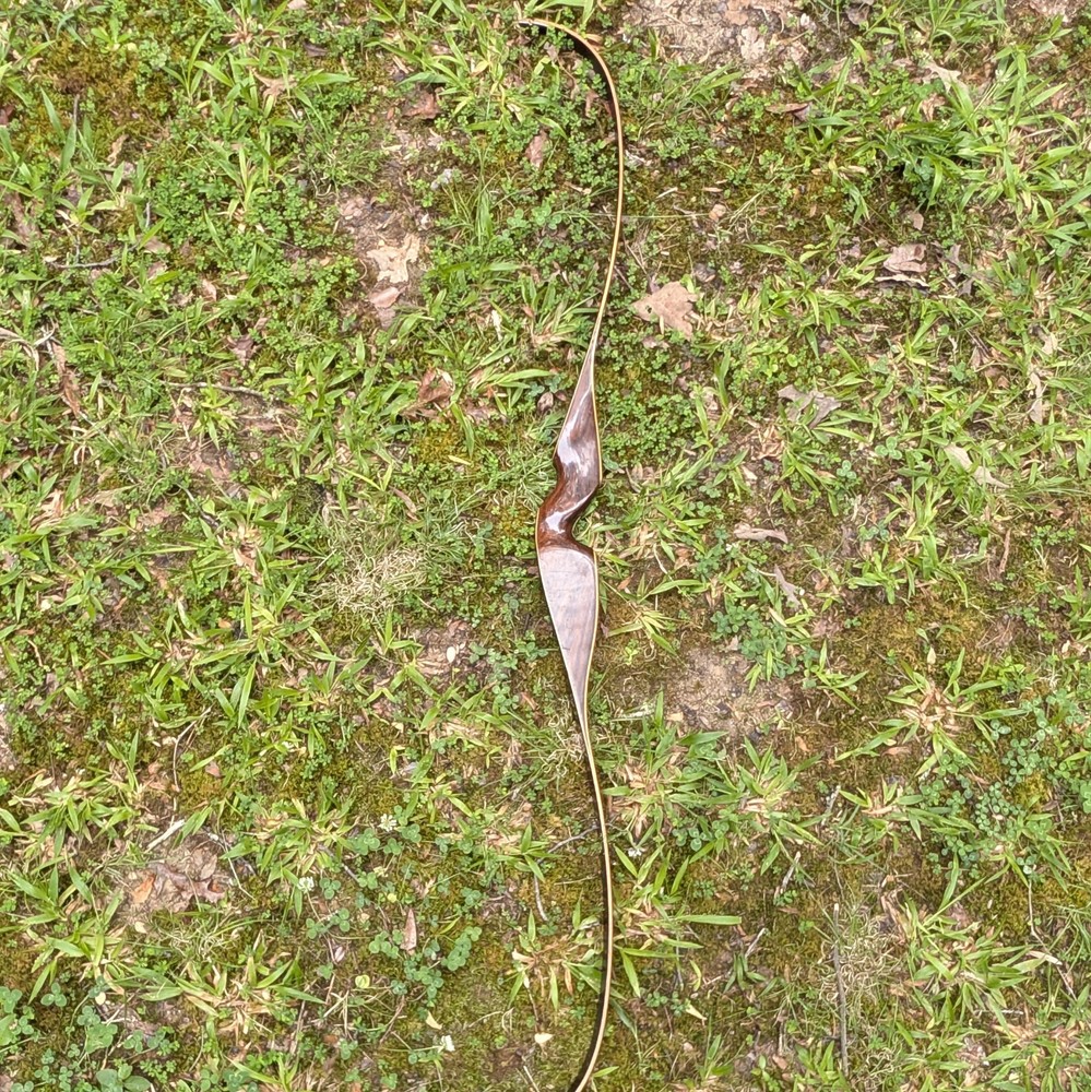 Used Vintage Browning Safari II Wood Recurve Archery Bow 46# @ 60″ AMO
