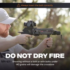 BALLISTA Bundle: Bat Reverse Crossbow + Red Dot 1x22x34mm + Sting Bolts 13″