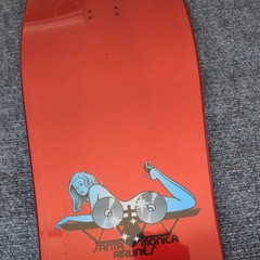Santa Cruz, Mike Conroy, Crystal Ball, Reissue Skateboard Deck, Red, NIS
