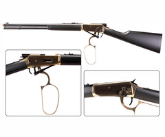 Umarex Legends Saddle Gold/Blk Limited Edition 6mm Airsoft Rifle w/CO2 and BBs