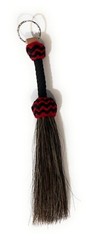Western Style Horse Hair Keychain, Miniature Horse Quirt Keychain, Cowboy Rodeo