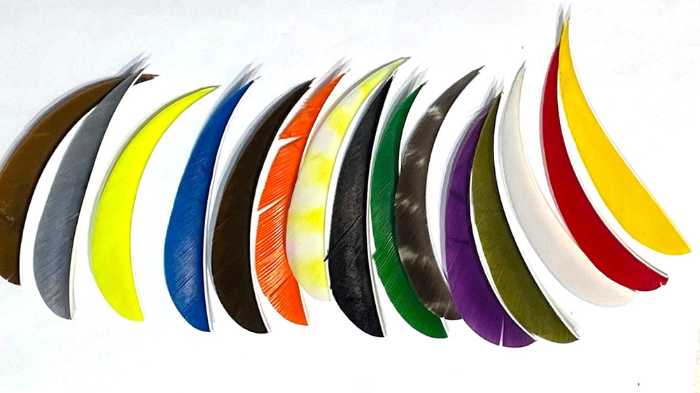 4″ New, FREE SHIPPING!! Real Turkey Feather Fletching for Arrows& Darts 50 Pack