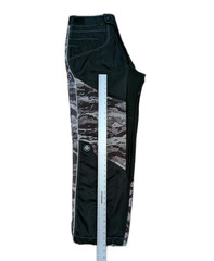 Size Large -SMART PARTS Paintball Pants Mens Camo Pixel Black Adjustable Padded