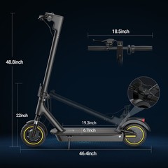 AOVOPRO ESMAX Electric Scooter for Adult 14.5ah 22mph Foldable Escooter 31Miles