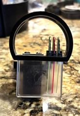 Assortment of Cobra 3 & 5 Pin Bow Sights and a Trophy Ridge Arrow Rest