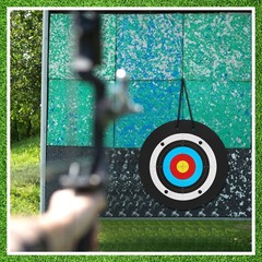 Gemscream 20″ Foam Archery Target Block for Backyard, 20 Inch, black