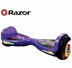Razor Hovertrax Purple Self Balancing Scooter LED Lightshow 9mph 176lb