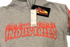 WORLD INDUSTRIES SKATEBOARDS Hooded Sweatshirt WOMENS SMALL/KIDS LARGE y2k skate