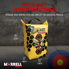 Morrell Yellow Jacket Final Shot Crossbow Discharge Archery Bag Target FREE SHIP