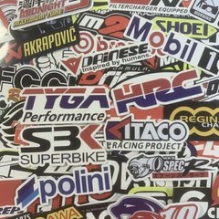 100 Mixed Random Stickers Motocross Motorcycle Car ATV Racing Bike Helmet Decal
