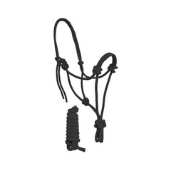 Handmade Horse Rope Halter With 6 Ft Lead Rope, Different Colors, Free Shipping