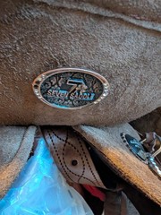 Seven Saddle Lightweight Leather Saddle, Brown,Seat: 12.5″ Gullet:6.5