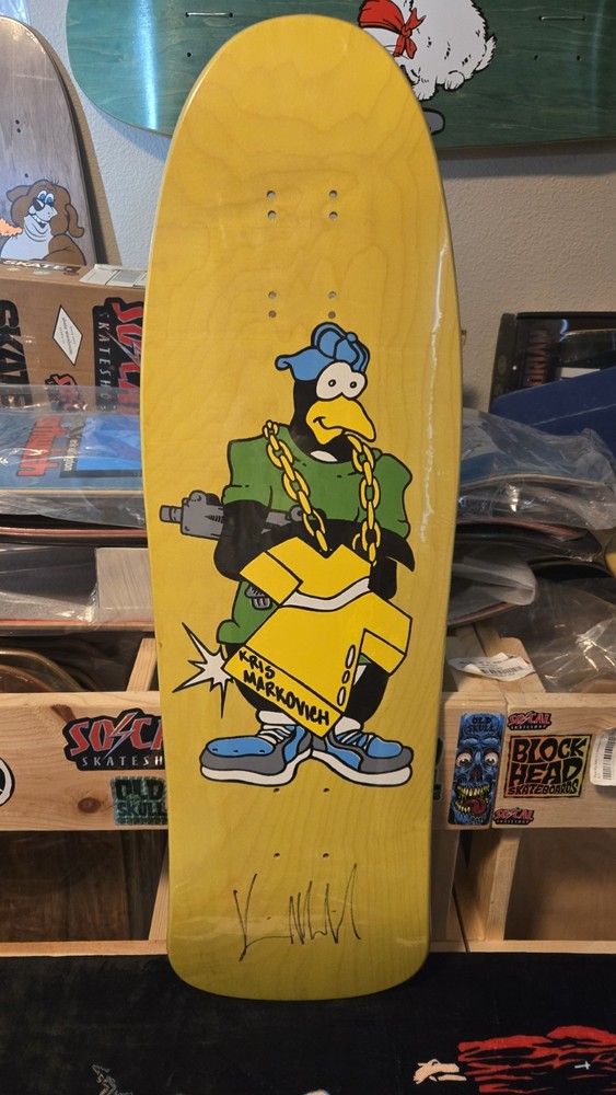 Dogtown Kris Markovich Pro Model Skateboard Deck Limited Signed Kris Markovich