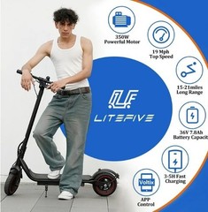 Folding Electric scooter with turn lights E-scooter 19mph max speed 20 miles