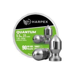 HARPEX Quantum 90 Count PILEDRIVER Domed Slug 5.5mm .22 Caliber Airgun Pellets