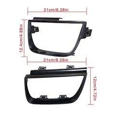 Pack of 4 Tail Light Bezel Covers Black Replacement for Chevy Camaro LT LS SS