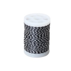 131 Yard Black White Archery Serving Thread High Strength Polyethylene 34 lbs