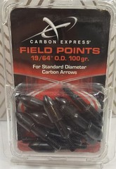 Carbon Express Field Points 19/64” O. D. 100 Gr 12 Field Points