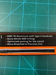 CRBN SB (“Single Bore”) barrel. AC thread. LARGE BORE (~.691). BNIB!