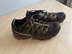 La Sportiva Ultra Raptor Trail Running Shoe Men Size 11 Black Yellow