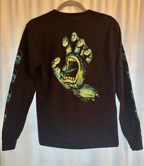 Santa Cruz Men’s Long Slv Graphic Logo t -size m tag removed,looks men’s medium