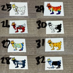 GOAT USA Stickers/ Decals- PICK YOUR STICKERS! BUY MORE AND SAVE!