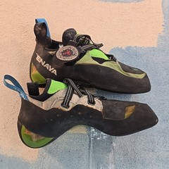 Tenaya Mundaka Climbing Shoes Draxtor Men 7.5 Womens 8.5 EU 41 Black Green Spain