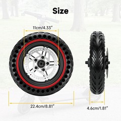 8.5×2 Scooter Tire Wheel Assembly Replacement for Gotrax GXL V2 GL2 XR Rival …