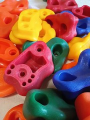Lot Of 30 Rock Climbing Holds **No Bolts**