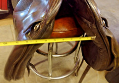 Kieffer dressage saddle 17.5″ Sattelmacher Munchen Brown