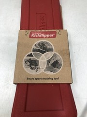 Kickflipper Balance Board,lightweight trainer,Red,2 Pounds-6″ L x 2″ W x 22″H
