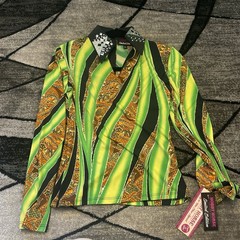 Women’s Hobby Horse Limited Edition Western Show, Horsemanship Lime Paisile