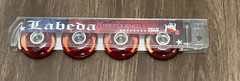NOS (4) Labeda Millenium Gripper RED Roller Hockey Inline Wheels 72mm X-soft